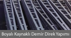 Boyalı Kaynaklı Demir Direk Yapımı